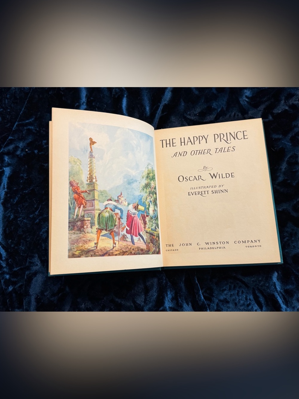 The Happy Prince and Other Tales original book 1940 Oscar Wilde